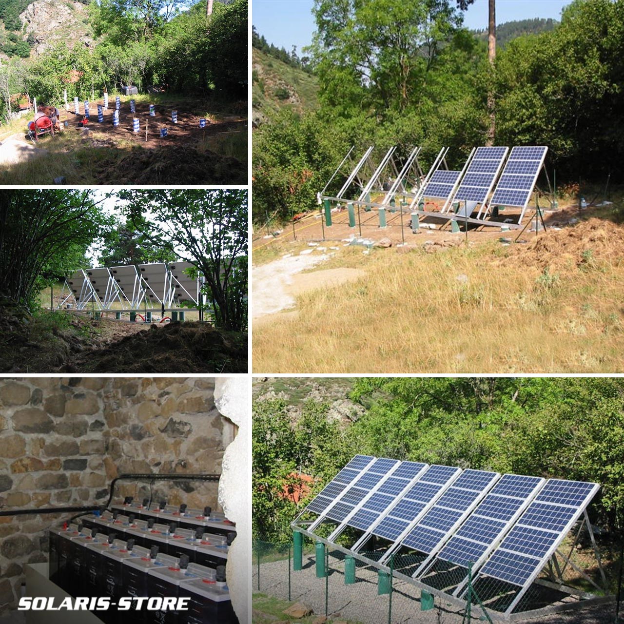 SOLARIS / Installation solaire hybride avec groupe électrogène pour  alimenter un gîte associatif autonome